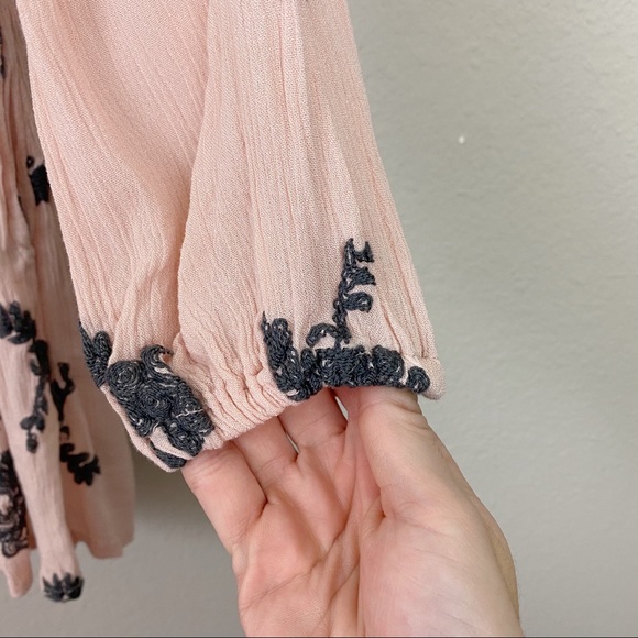 Free People Pink Gauze Emma Swing Dress - Picture 10 of 16